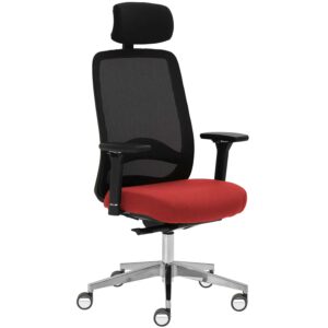 Drehstuhl mit Netzrücken