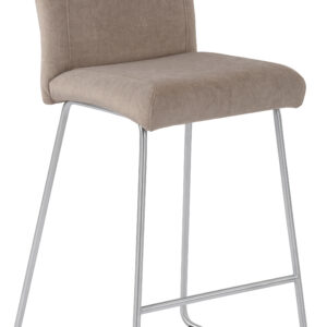 Tresenhocker mit dekorativer Einzugsnaht im Rücken