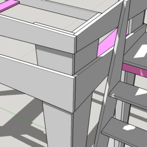Bar - und Tresenhocker mit Innenkissen