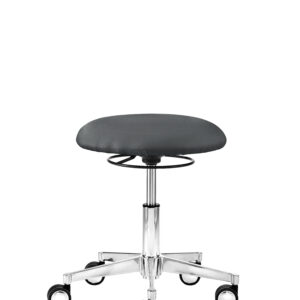 Funktionsdrehhocker mit rundem Tellersitz