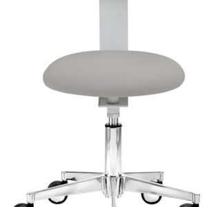 Funktionsdrehhocker mit gepolsterter, drehbarer Rückenstütze