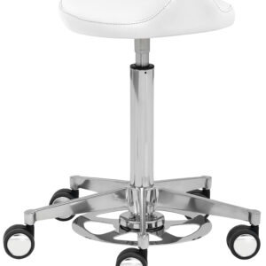 Funktionsdrehhocker mit Fußauslösung und Ergo-Komfortsitz