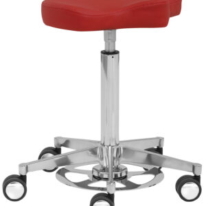 Funktionsdrehhocker mit Fußauslösung und ergonomischem Sitz