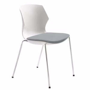 Design-Stapelstuhl mit Sitzpolster