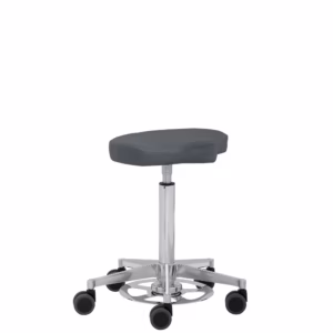 Funktionsdrehhocker mit Fußauslösung und ergonomischem Sitz