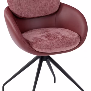 Design-Sessel mit weichen, organischen Rundungen