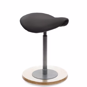 Pendelhocker mit Sattelsitz